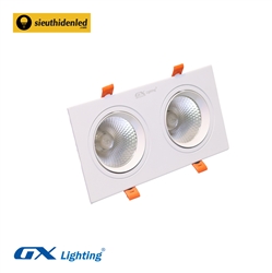 Đèn led âm trần spotlight đôi cao cấp GX-SP14D